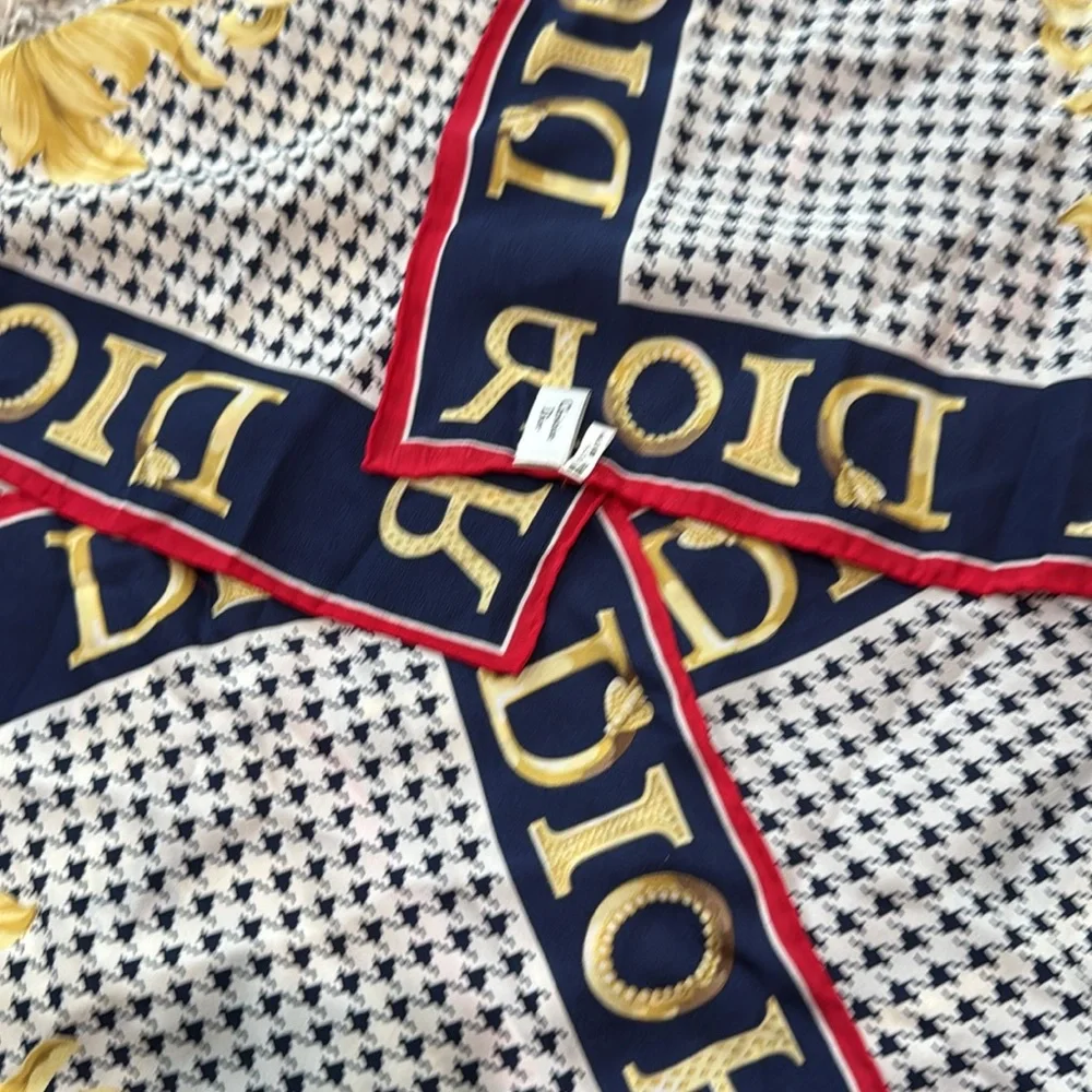 Authentic Dior silk scarf